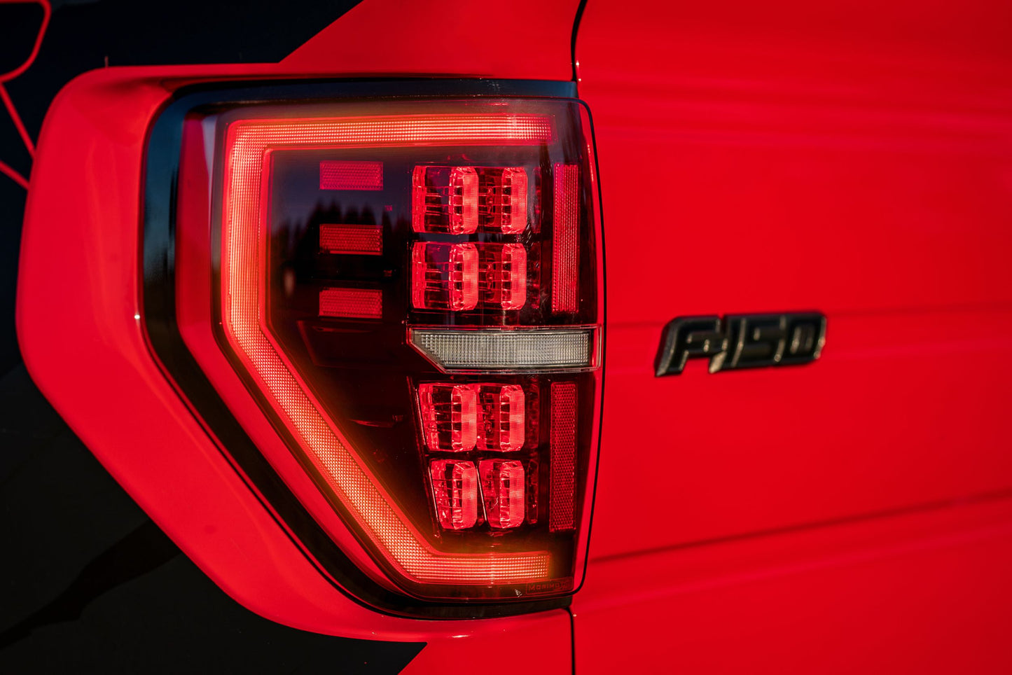 Morimoto Ford F-150 Trucks XB LED Tail Lights, 2009-2014, All Models, Pair, Red, LF720