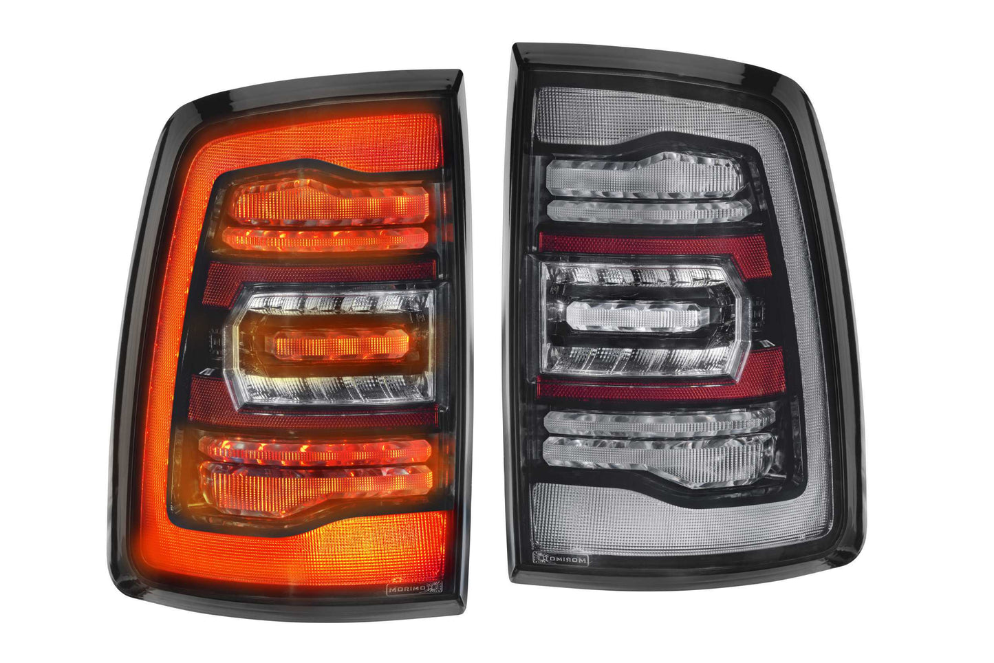 Morimoto Dodge Ram Trucks XB LED Tail Lights, 2009-2018, All Models, Pair, Smoked, LF724