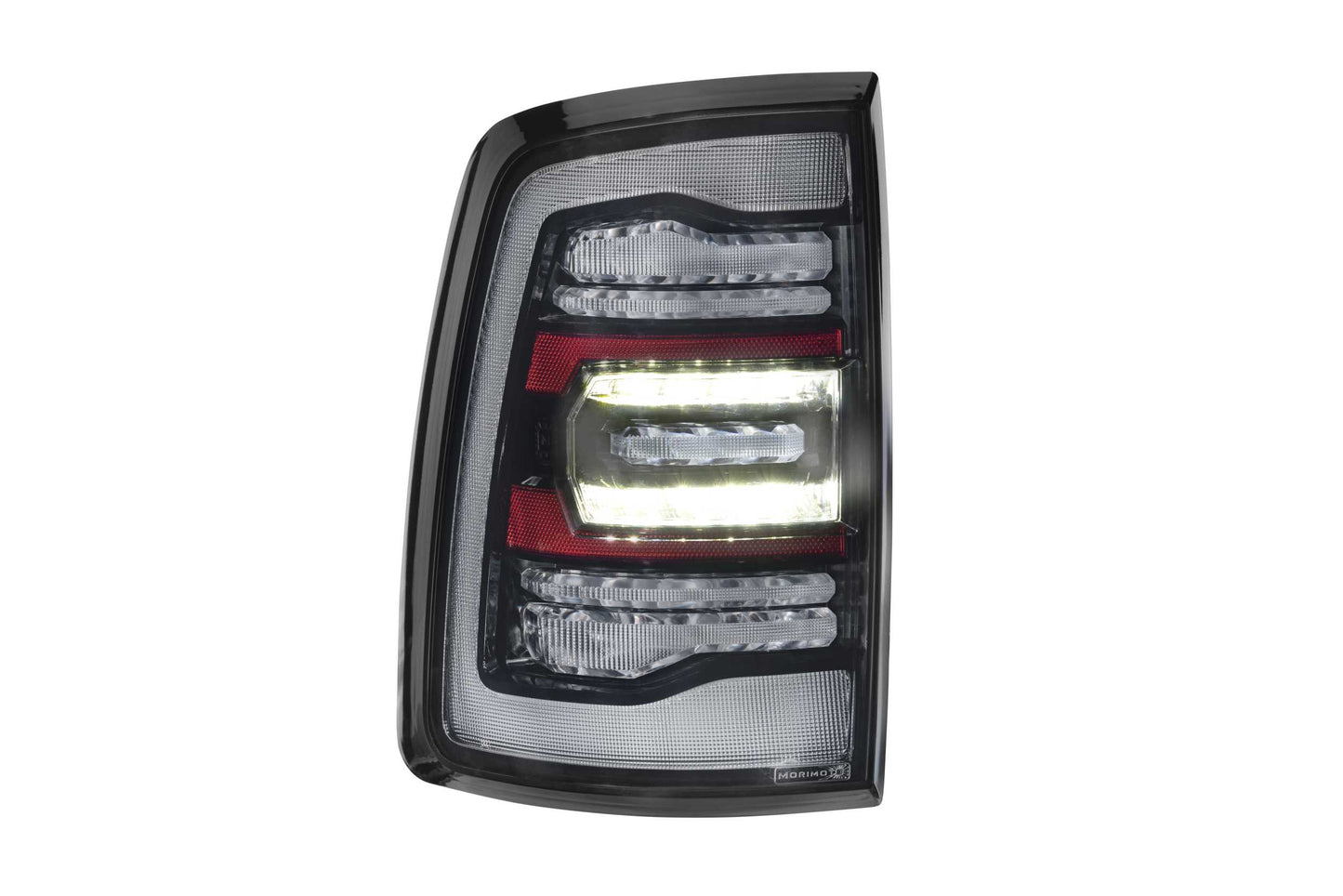 Morimoto Dodge Ram Trucks XB LED Tail Lights, 2009-2018, All Models, Pair, Smoked, LF724