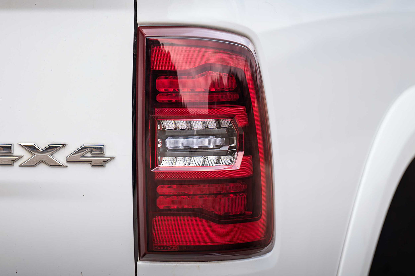 Morimoto Dodge Ram Trucks XB LED Tail Lights, 2009-2018, All Models, Pair, Red, Generation II, LF725