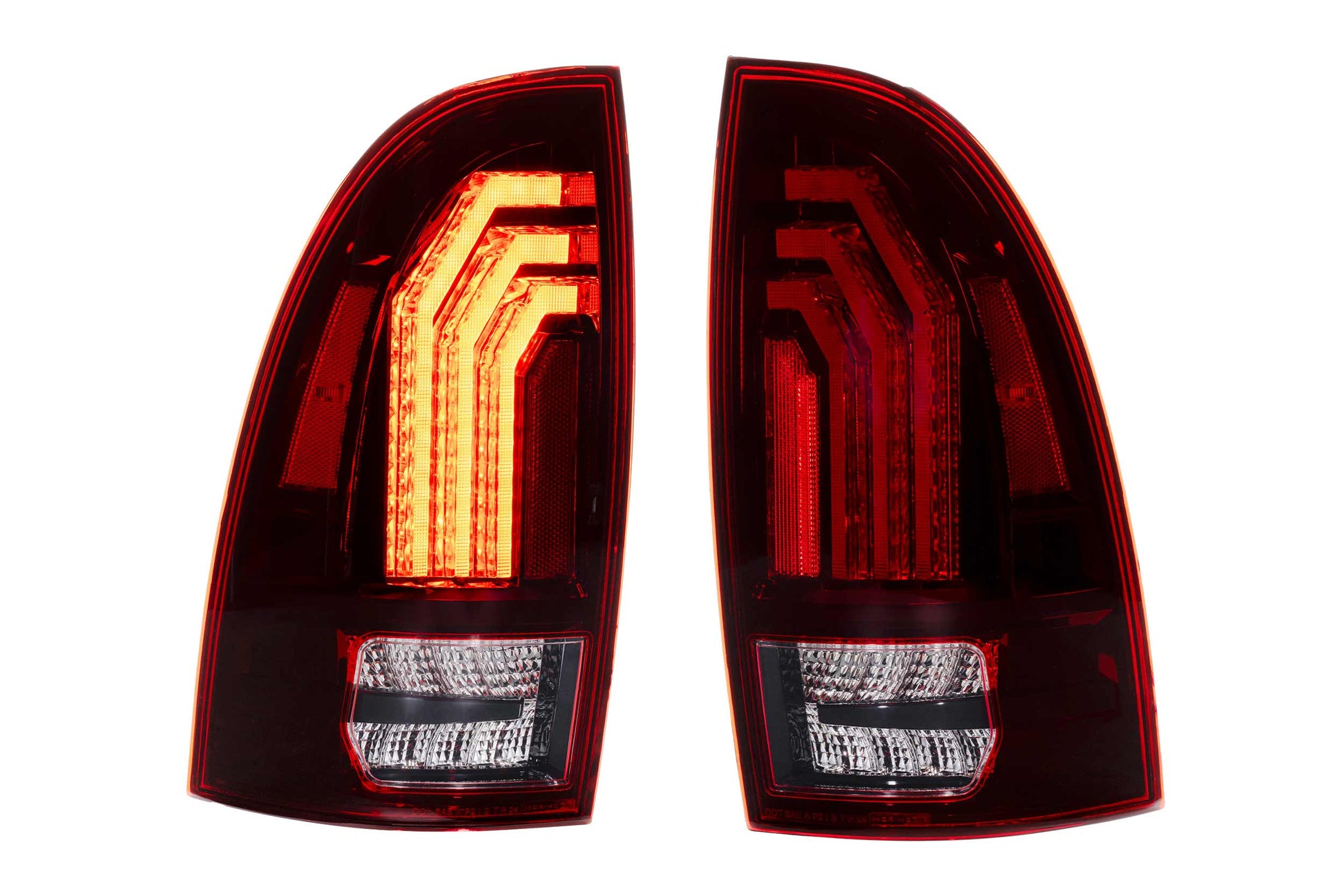 Morimoto Toyota Tacoma XB LED Tail Lights, 2005-2015, Fits: SR, SR5, Limited, and TRD Pro, Red Lens, Set, LF726