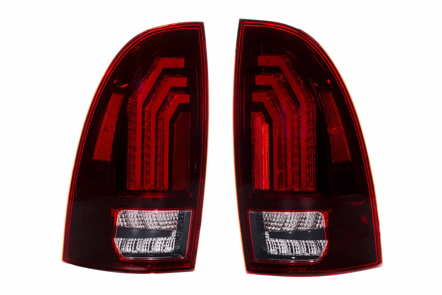 Morimoto Toyota Tacoma XB LED Tail Lights, 2005-2015, Fits: SR, SR5, Limited, and TRD Pro, Red Lens, Set, LF726