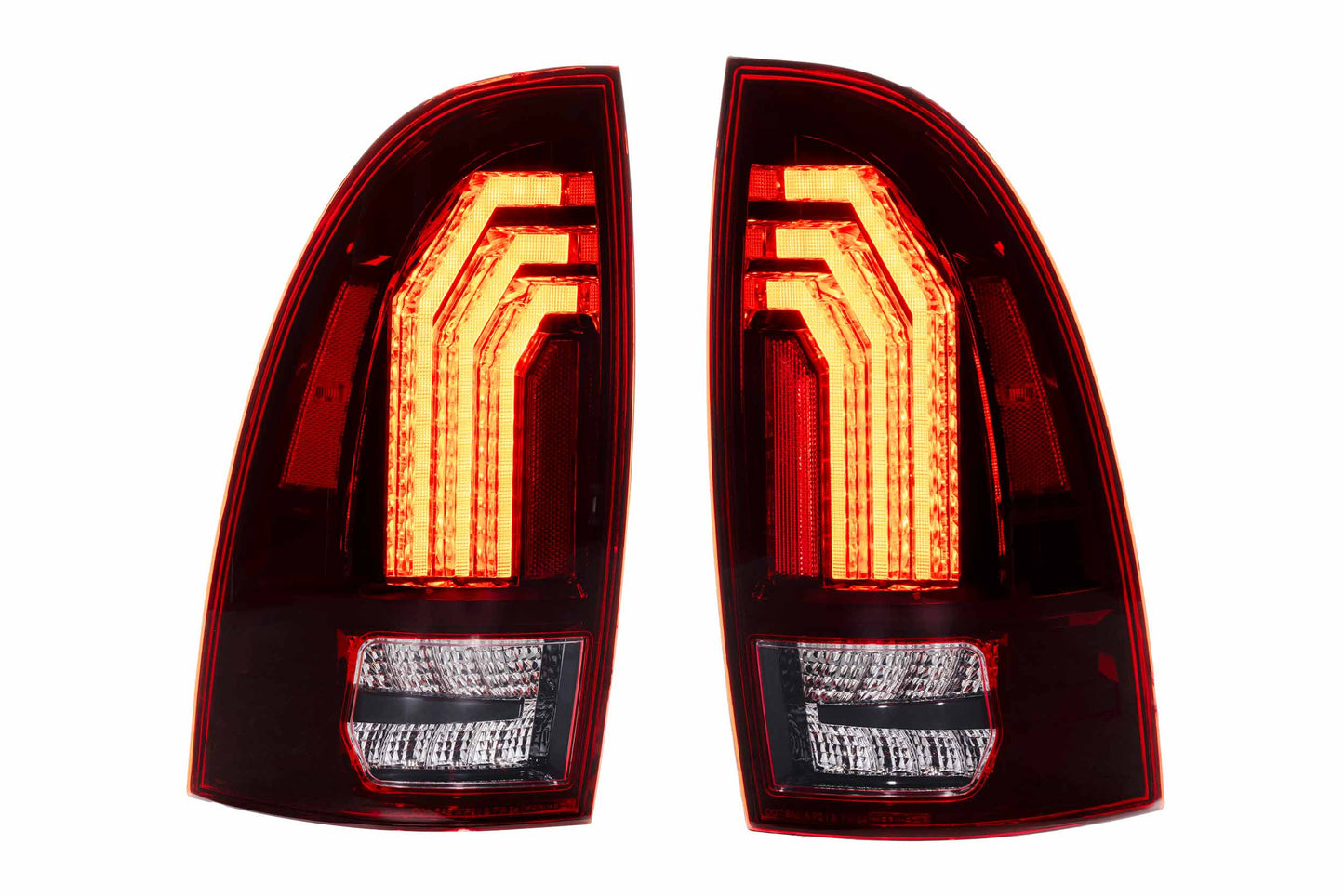 Morimoto Toyota Tacoma XB LED Tail Lights, 2005-2015, Fits: SR, SR5, Limited, and TRD Pro, Red Lens, Set, LF726