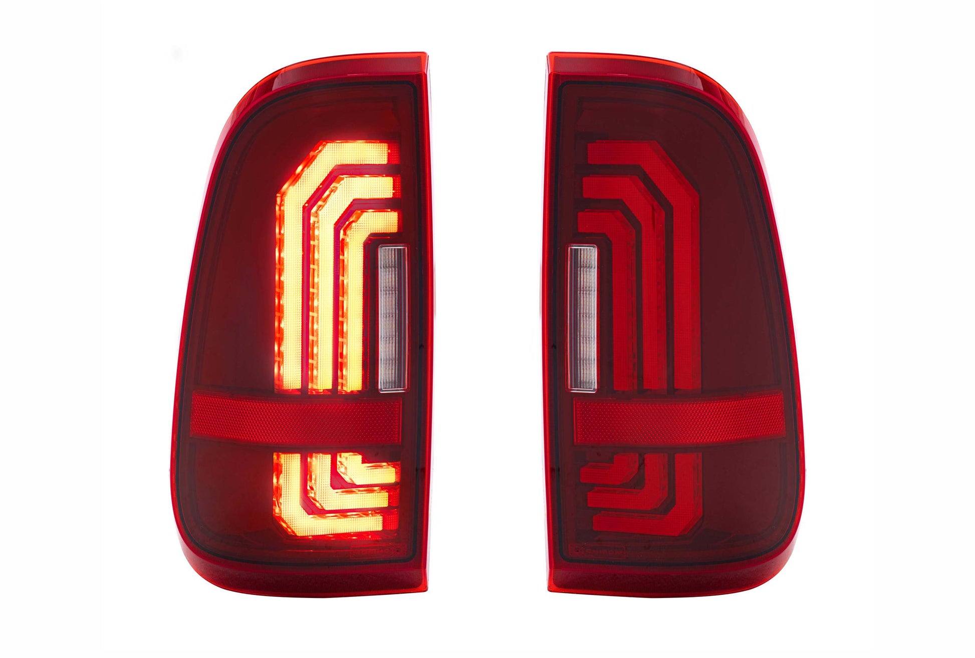 Morimoto Ford Super Duty Trucks / F-150 XB LED Tail Lights, 1999-2016, All Models, Pair, Red, LF732