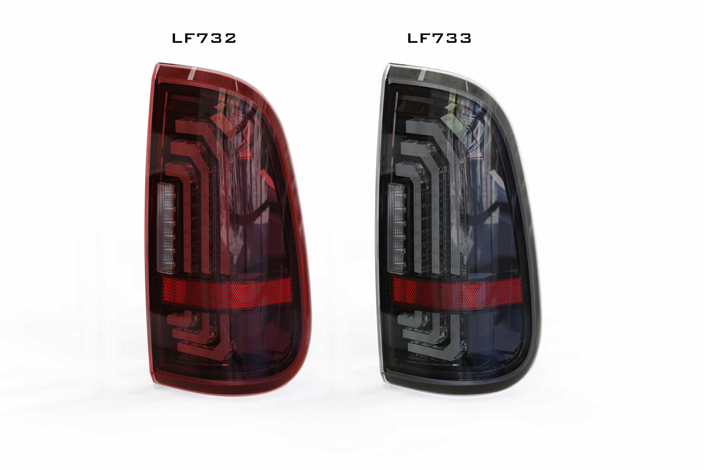 Morimoto Ford Super Duty Trucks / F-150 XB LED Tail Lights, 1999-2016, All Models, Pair, Red, LF732