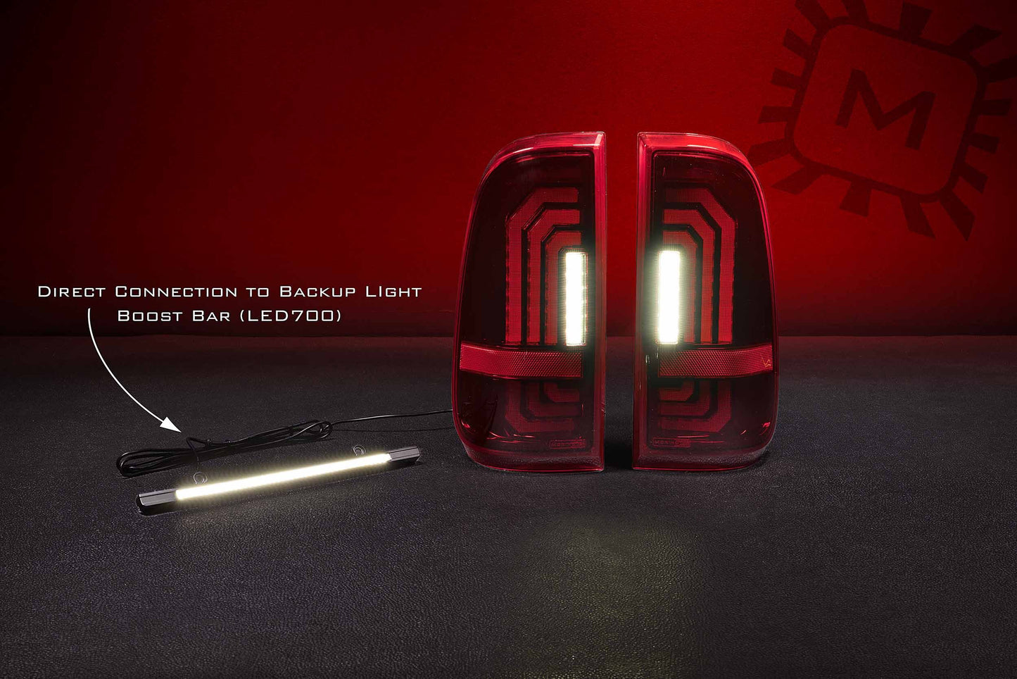 Morimoto Ford Super Duty Trucks / F-150 XB LED Tail Lights, 1999-2016, All Models, Pair, Red, LF732