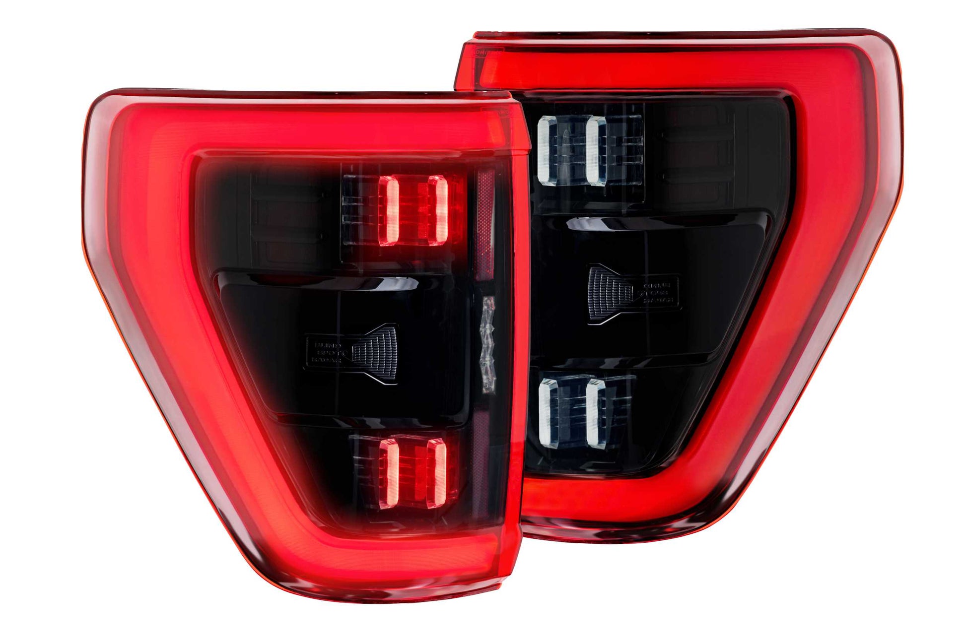 Morimoto Ford F-150 Trucks XB LED Tail Lights, 2021+, Pair, BLIS, Red, LF734