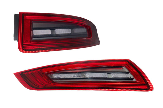 Morimoto Porsche 911 XB LED Tail Lights, 2005-2008, 997.1 Body style, All sub-models, Red, Set, LF740