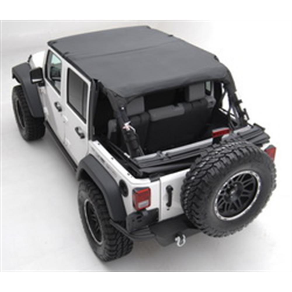 Smittybilt 2007-2009 Jeep Wrangler JKU Extended Top, Black Diamond, 94535