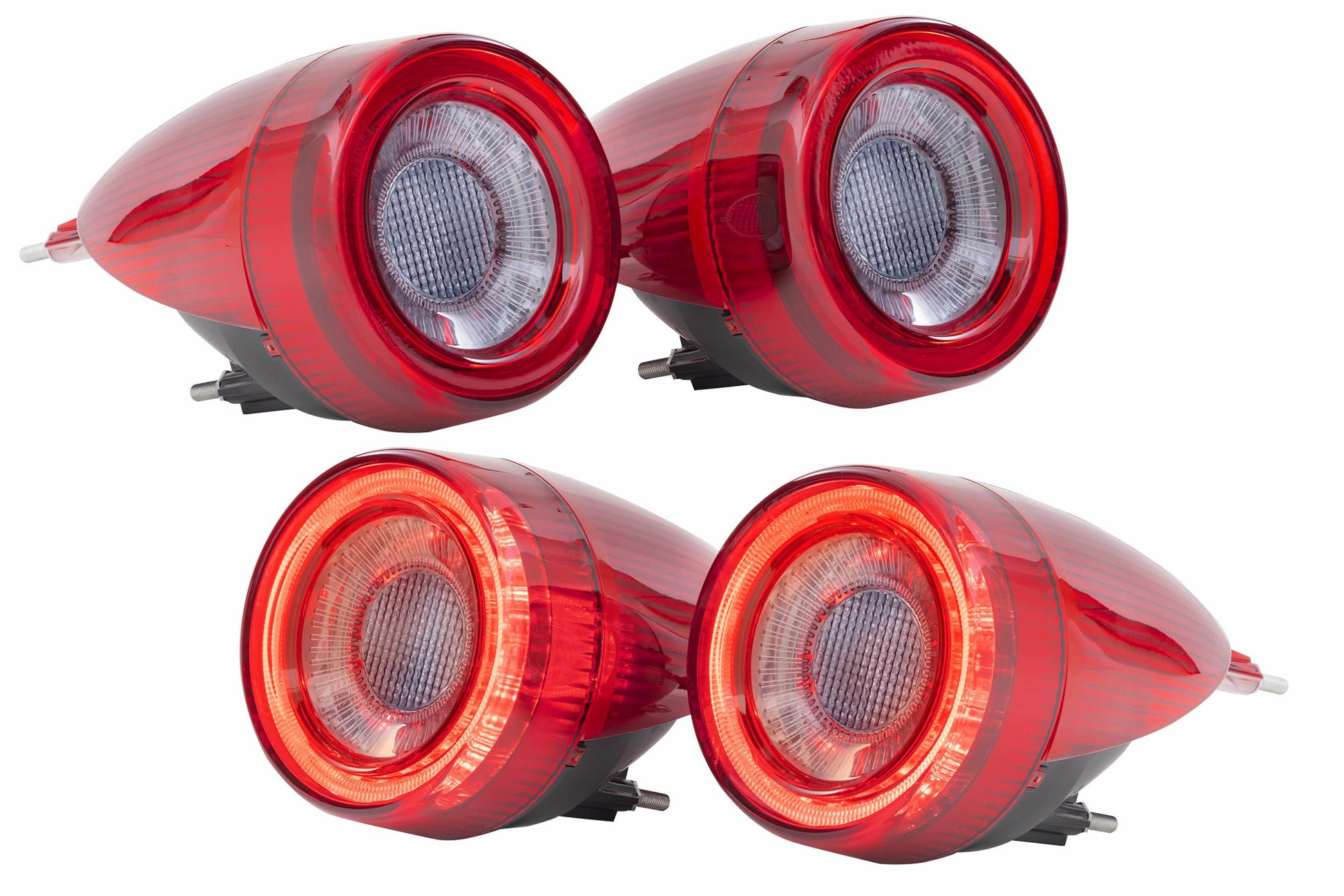 Morimoto Ferrari F430 / Ferrari Enzo XB LED Tail Lights, 2005-2010, Fits Berlinetta, Spider, Scuderia, 16M, Set, Red, LF356