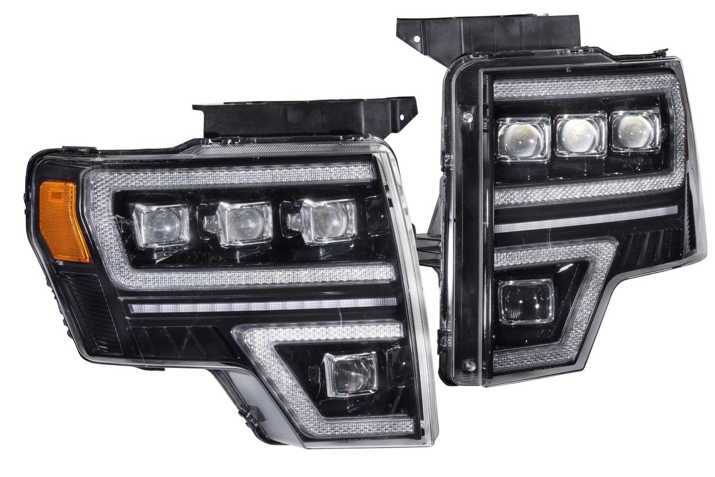 GTR Lighting Ford F-150 Carbide LED Headlights, 2009-2014, All Models, Pair, GTR.HL35