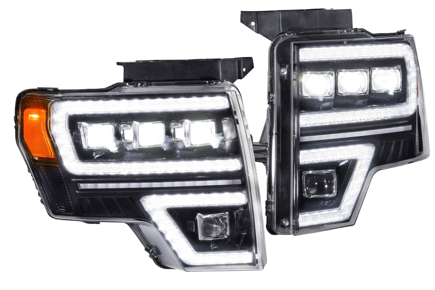 GTR Lighting Ford F-150 Carbide LED Headlights, 2009-2014, All Models, Pair, GTR.HL35