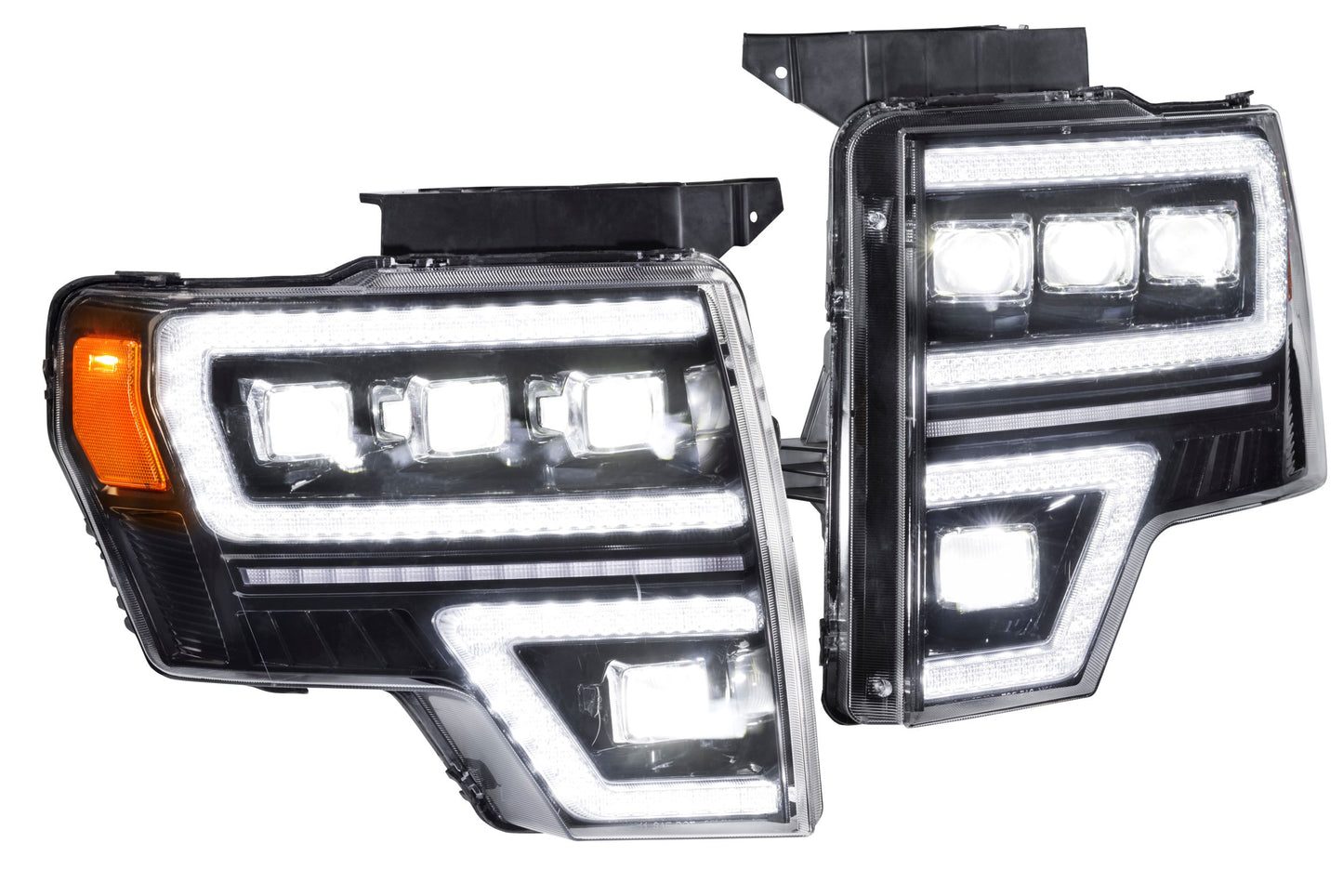 GTR Lighting Ford F-150 Carbide LED Headlights, 2009-2014, All Models, Pair, GTR.HL35