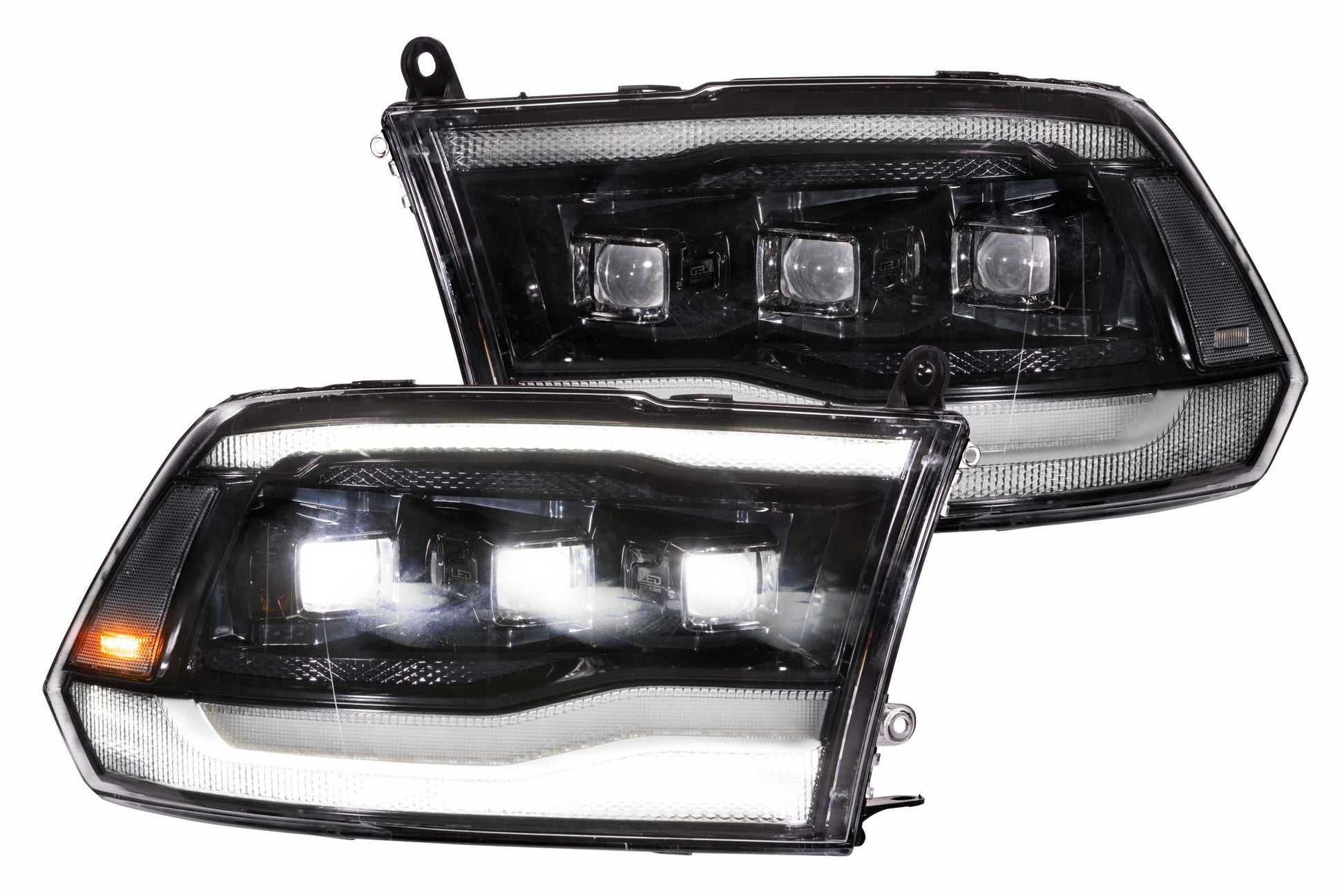 GTR Lighting Dodge Ram Carbide LED Headlights, 2009-2014, Pair, GTR.HL50