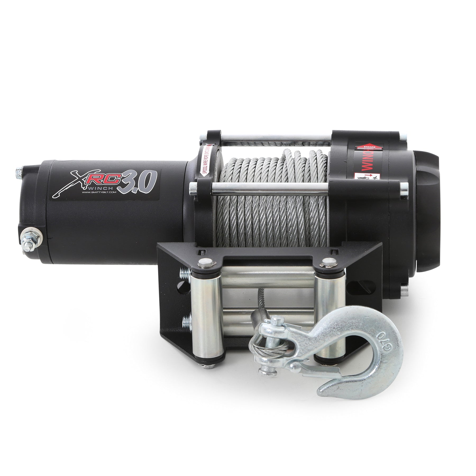 Smittybilt XRC-3 3000 LB ATV/UTV Winch with Steel Cable, Universal, 97203