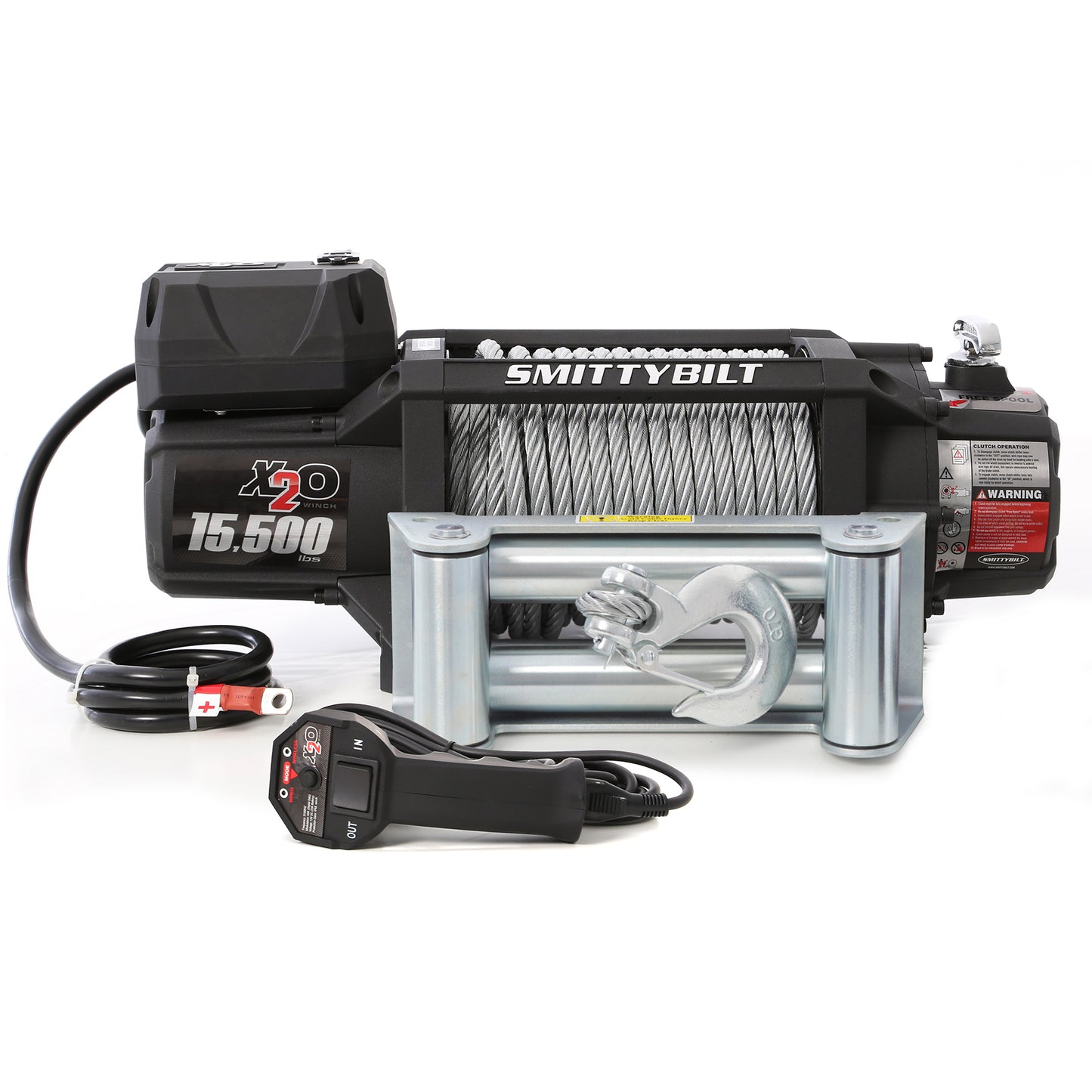 Smittybilt X2O Gen 2 15,500 lb Winch with Steel Cable, Universal, 97515