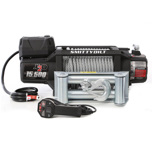 Smittybilt X2O Gen 2 15,500 lb Winch with Steel Cable, Universal, 97515