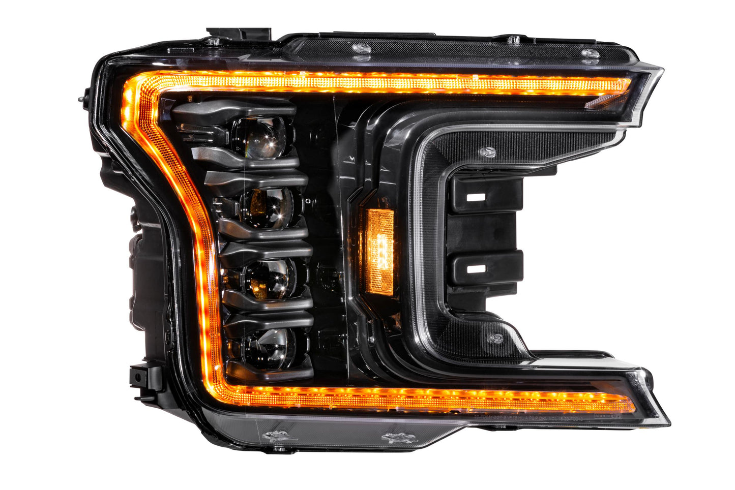 Morimoto Ford F-150 XB LED Headlights, 2018-2020, Pair, ASM Amber DRL, LF501.2-A-ASM