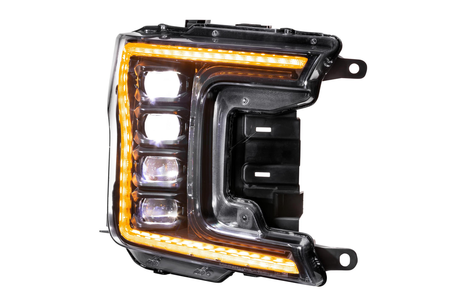 Morimoto Ford F-150 XB LED Headlights, 2018-2020, Pair, ASM Amber DRL, LF501.2-A-ASM