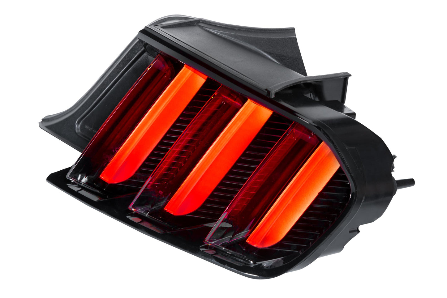 Morimoto Ford Mustang XB LED Tail Lights, 2015-2022, Pair / Clear, Amber Seq, LF425