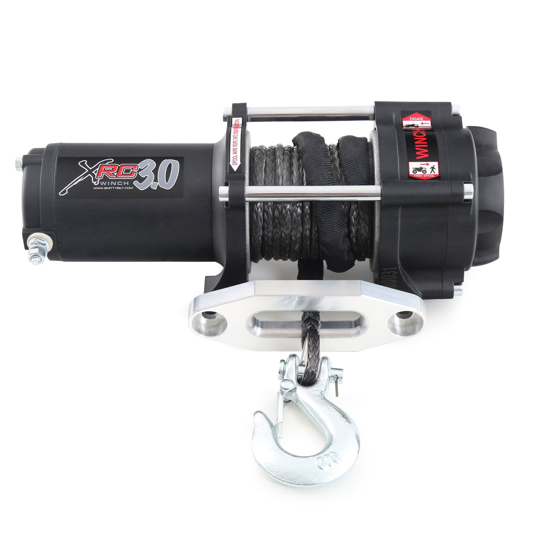 Smittybilt XRC-3 3000LB ATV/UTV Comp Winch with Synthetic Rope, Universal, 98203
