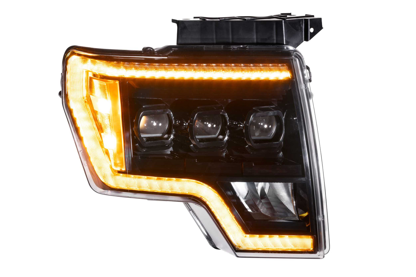 Morimoto Ford F-150 XB LED Headlights, 2009-2014, Pair, ASM Amber DRL, LF506-A-ASM