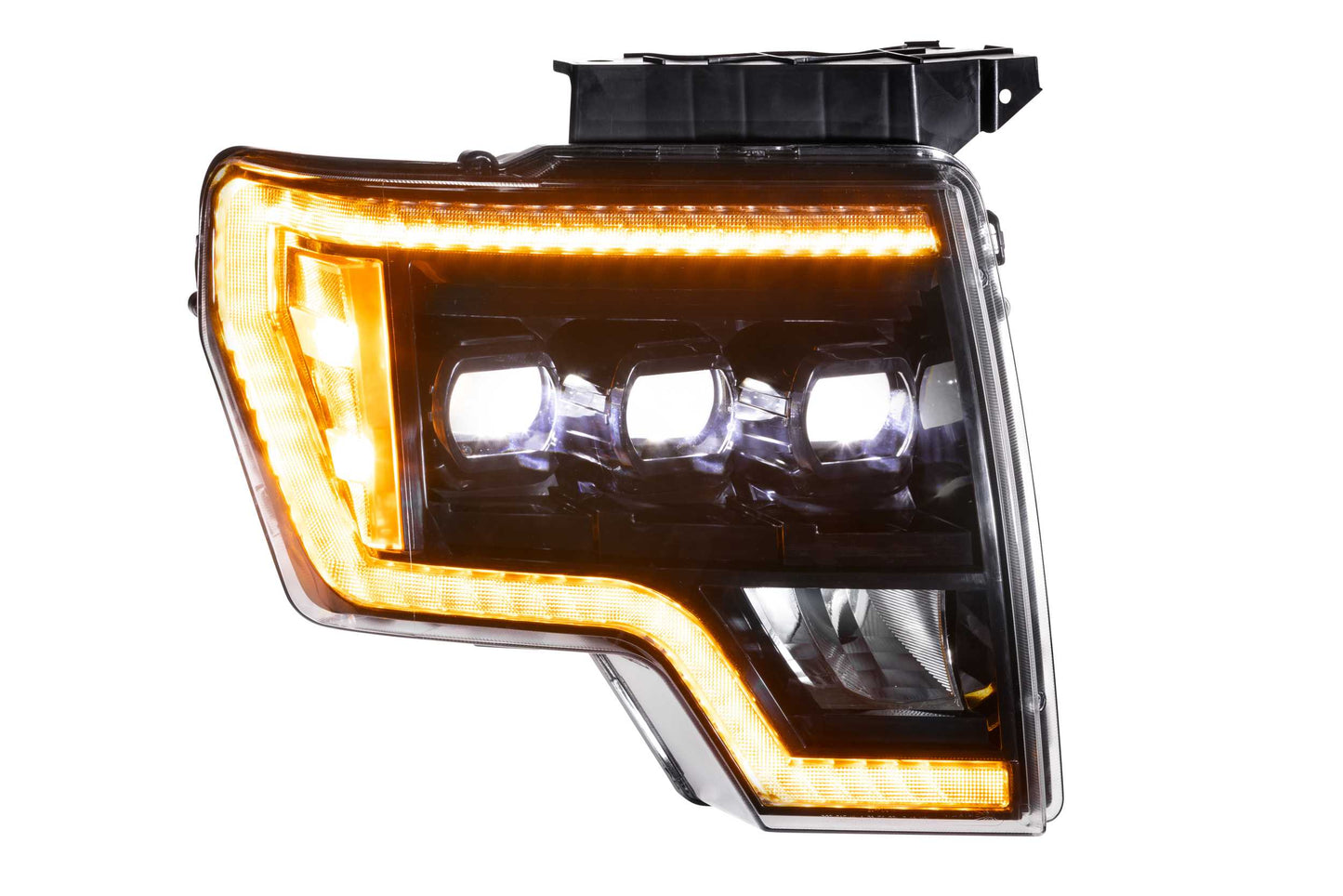 Morimoto Ford F-150 XB LED Headlights, 2009-2014, Pair, ASM Amber DRL, LF506-A-ASM