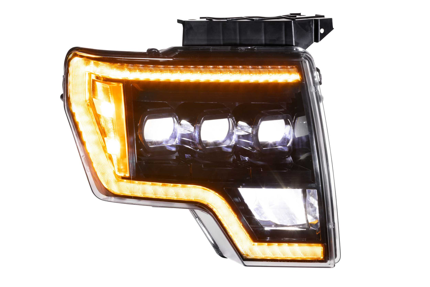 Morimoto Ford F-150 XB LED Headlights, 2009-2014, Pair, ASM Amber DRL, LF506-A-ASM