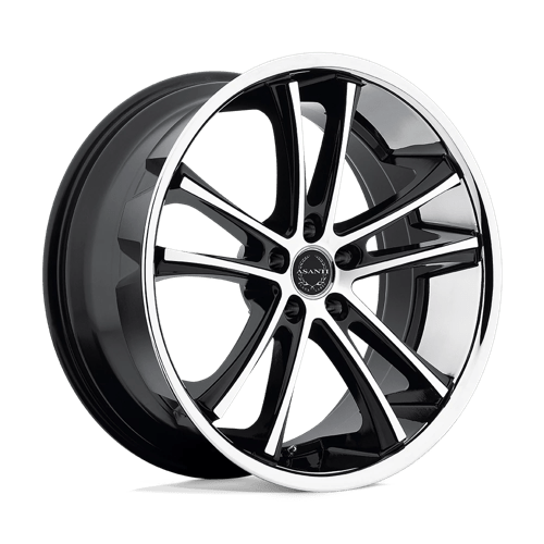 Asanti ABL-1 Pegasi Machined Black SS Lip Wheels