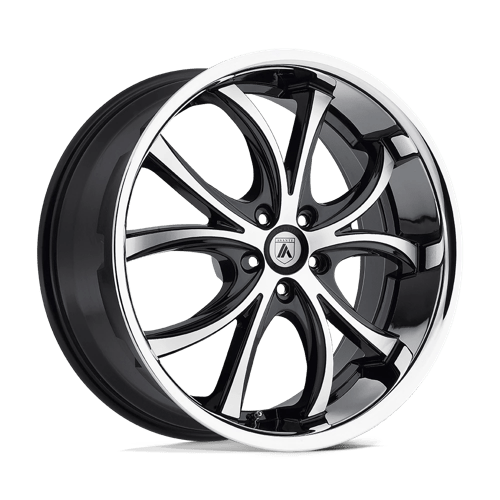 Asanti ABL-8 Elektra Machined Face SS Lip Wheels