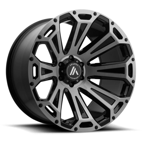 Asanti AB813 Cleaver Black-Brushed Wheels