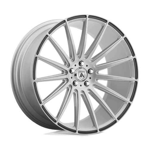 Asanti ABL-14 Polaris Brushed Silver Carbon Fiber Insert Wheels