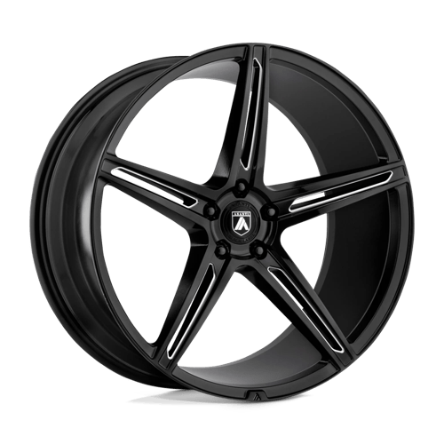 Asanti ABL-22 Alpha 5 Gloss Black Milled Wheels