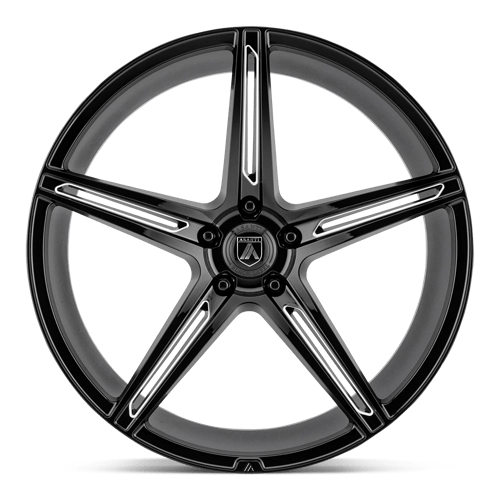 Asanti ABL-22 Alpha 5 Gloss Black Milled Wheels