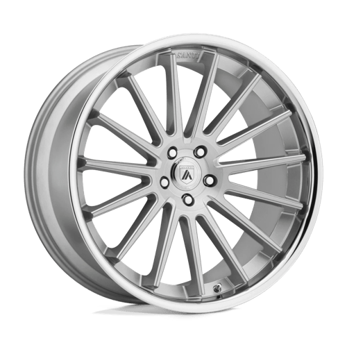 Asanti ABL-24 Beta Brushed Silver Chrome Lip Wheels