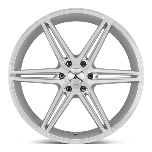 Asanti ABL-25 Alpha 6 Brushed Silver Wheels