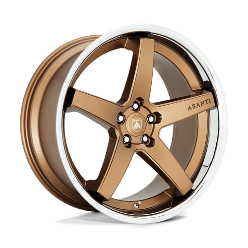 Asanti ABL-31 Regal Satin Bronze With Chrome Lip Wheels