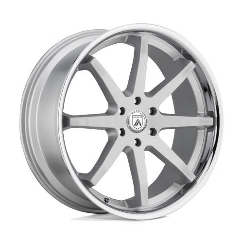 Asanti ABL-32 Kaiser Brushed Silver Chrome Lip Wheels