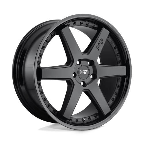 Niche M192 Altair Gloss Black Matte Black 1-Piece Wheels