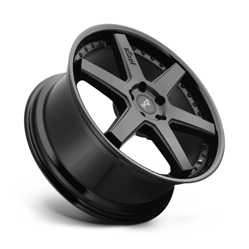 Niche M192 Altair Gloss Black Matte Black 1-Piece Wheels