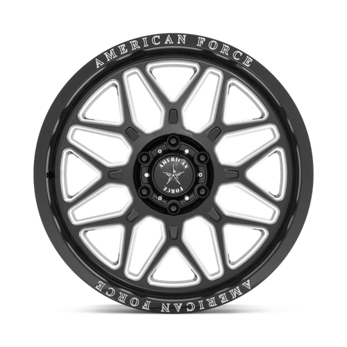 American Force AC001 Rush Gloss Black Milled Wheels