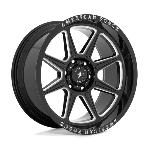 American Force AC002 Trail Gloss Black Milled Wheels