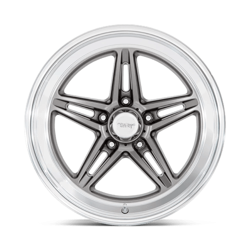 American Racing VN514 Groove Anthracite With Diamond Cut Lip Wheels