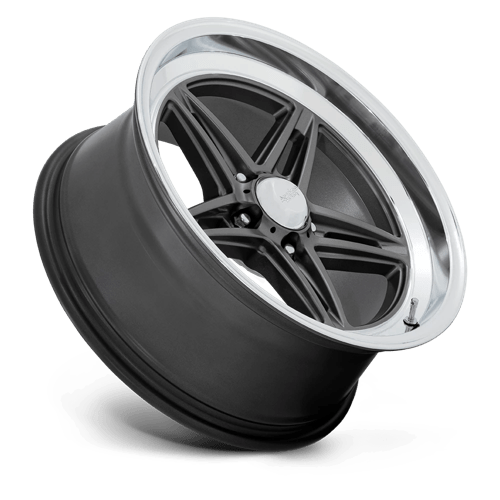 American Racing VN514 Groove Anthracite With Diamond Cut Lip Wheels