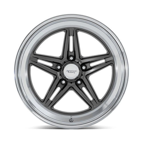 American Racing VN514 Groove Anthracite With Diamond Cut Lip Wheels