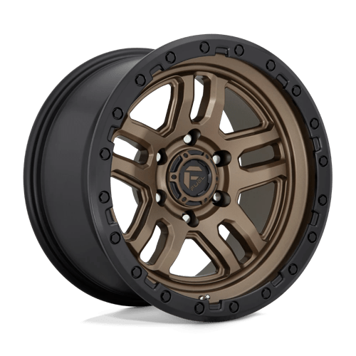 Fuel D702 Ammo Matte Bronze Black Bead Ring 1-Piece Wheels