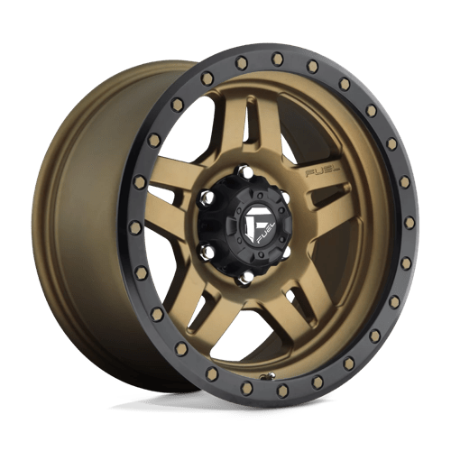 Fuel D583 Anza Matte Bronze Black Bead Ring 1-Piece Wheels