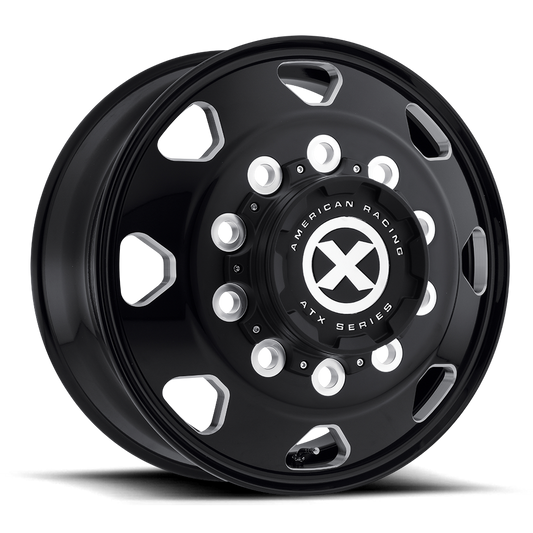 ATX AO401 Octane Gloss Black Milled Wheels