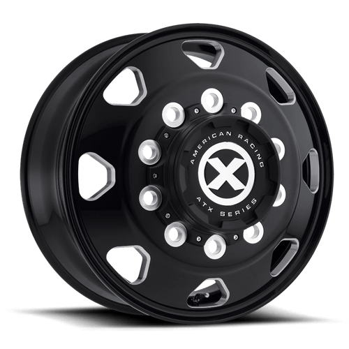 ATX AO401 Octane Gloss Black Milled Wheels