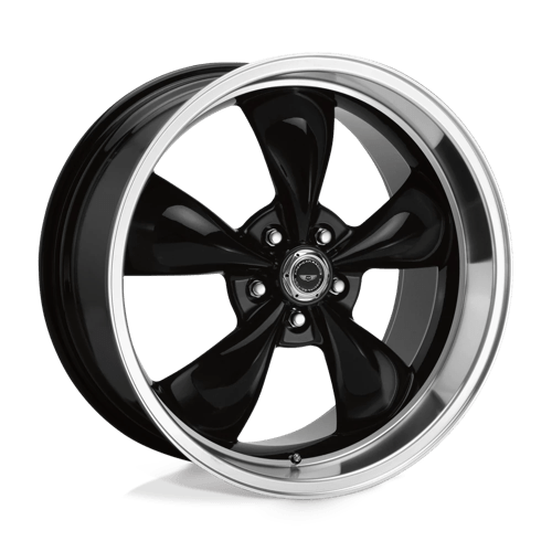 American Racing AR105 Torq Thrust M Gloss Black Machined Lip Wheels